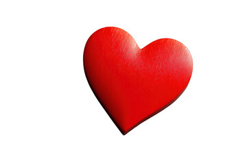 Fototapeta premium Set of red 3D heart shapes in various glossy and shiny designs including solid, smooth and outlined forms PNG with a transparent background
