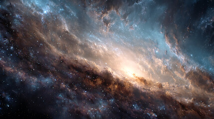 Galaxy space nebula stars cosmos universe astronomy wallpaper background hd desktop digital art scenic view