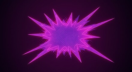 Vibrant digital starburst graphic pulsating with energy, creating a dynamic visual impact on a dark background, perfect for abstract design projects and modern aesthetics.