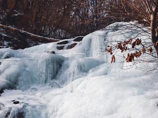 river in winter