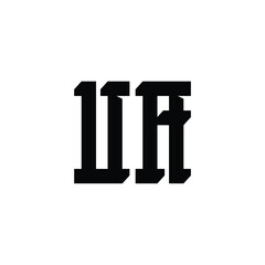 UA monogram logo design letter text name symbol monochrome logotype alphabet character simple logo