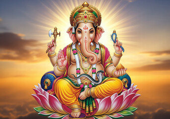 Lord Ganesha poster wallpaper 