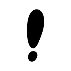 Question mark doodle hand drawn punctuation doubt sign flat element. Warning attention hesitation sign. Query FAQ concept, finding answer. Isolated. Vector illustration