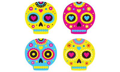 Day of the Dead Celebration Colorful Sugar Skulls and Mexican Traditions