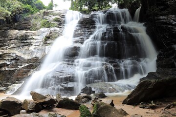 Fototapeta premium waterfall in the forest