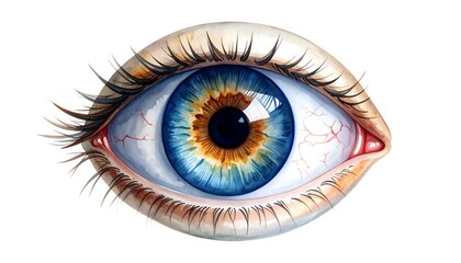 Detailed illustration of an eye (1)