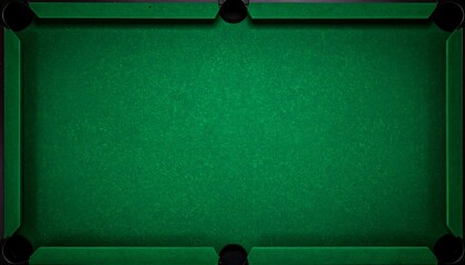 Top view of a pool table