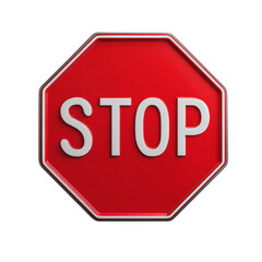 Obraz premium stop road sign