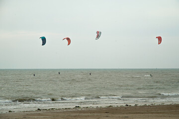 Kitesurf, Plage, Fromentine, Vendée, 85, France