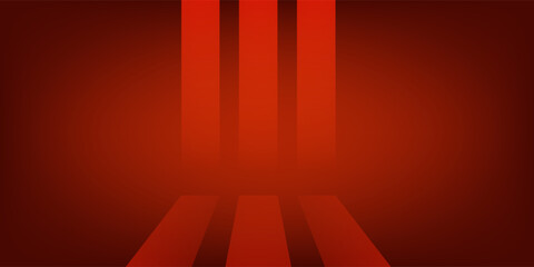 Abstract Red Light Rays Background with Gradient Effect. vector eps 10
