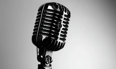 Classic microphone for professional recording and broadcast use