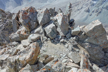 キルギス_アラアルチャ国立公園_Elektro Peak山頂