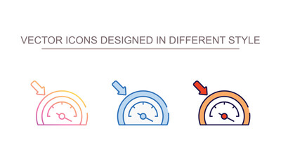 Fototapeta premium Cruise Control icon design with white background stock illustration