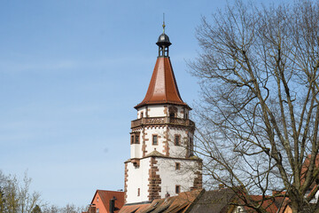Panoramic view of the Kinzig Tower in Gengenbach