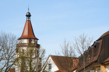 Panoramic view of the Kinzig Tower in Gengenbach