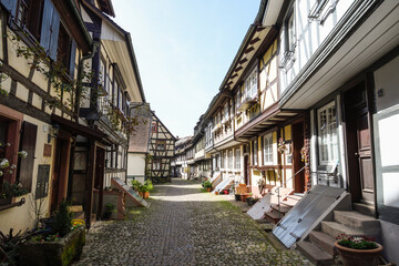 Typical old streets of Gengenbach