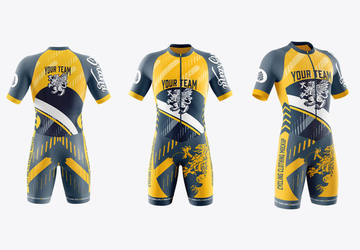 Cycling Suit Mockup
