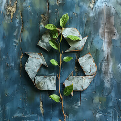 The Sustainable Recycling Concept features Nature Elements that promote ecofriendly practices