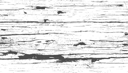 Grunge Wood Texture – Scratched Grain Old Worn Distressed Overlay Vector Black and White Transparent Background