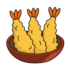 Tempura Shrimp Dish Japanese Cuisine Food