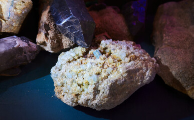 Mineral, mining of stones. Geology and Mineralogy