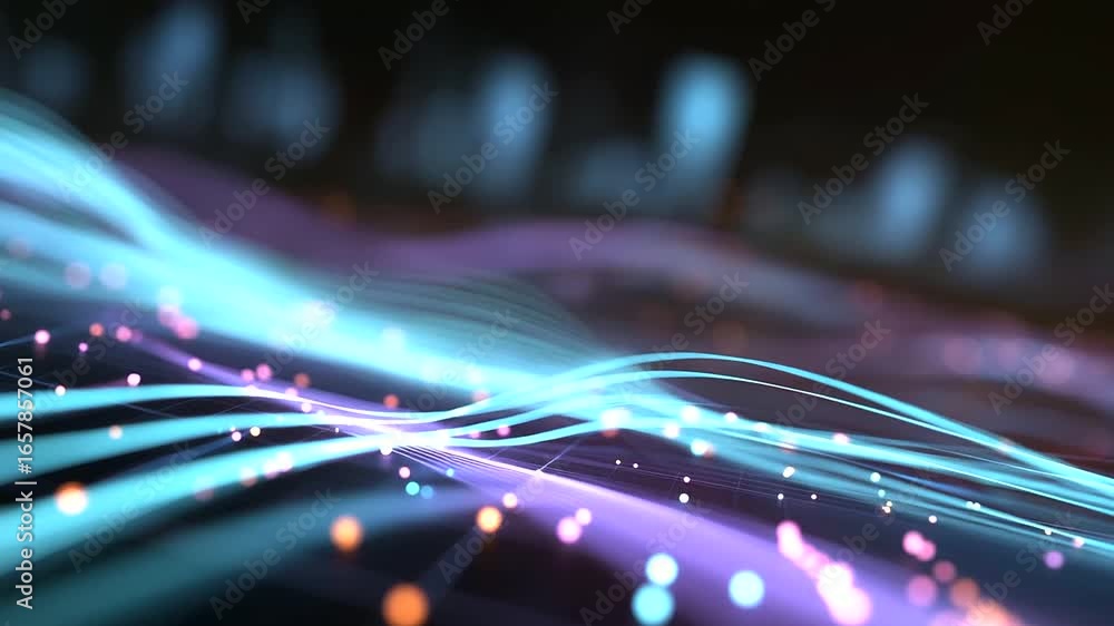 Poster cutting-edge dashboard showcasing futuristic website traffic analytics in dynamic visualizations.