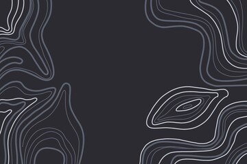 topographic map contour line surface black wallpaper