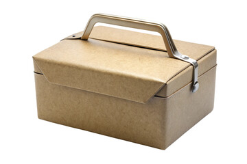 old metal box isolated