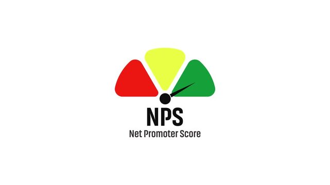 Net promoter score text on white background	