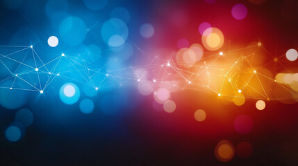 Colorful Network Transition: Creative Marketing & Presentation Backdrop