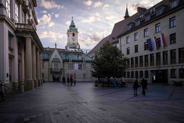 Fototapeta premium The city of Bratislava, capital city of Slovakia