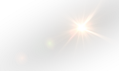 Sunlight beam with shining ray sparkle and abstract background vector.