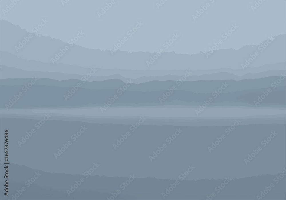 Poster blue misty layers background graphic for overlay or creating atmosphere
