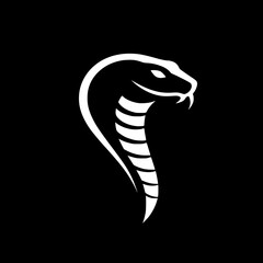Silhouette of a cobra