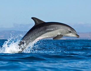 Fototapeta premium Bottlenose Dolphin Jump