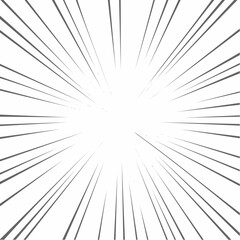 Obraz premium Line speed cartoon effect, boom explosive motion line element