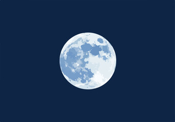 Moon graphic, night sky backdrop, used for celestial backgrounds or wallpapers