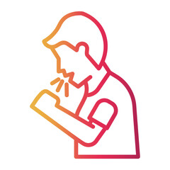 flu Line Gradient Icon
