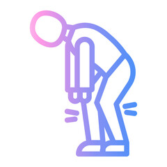 flu Line Gradient Icon