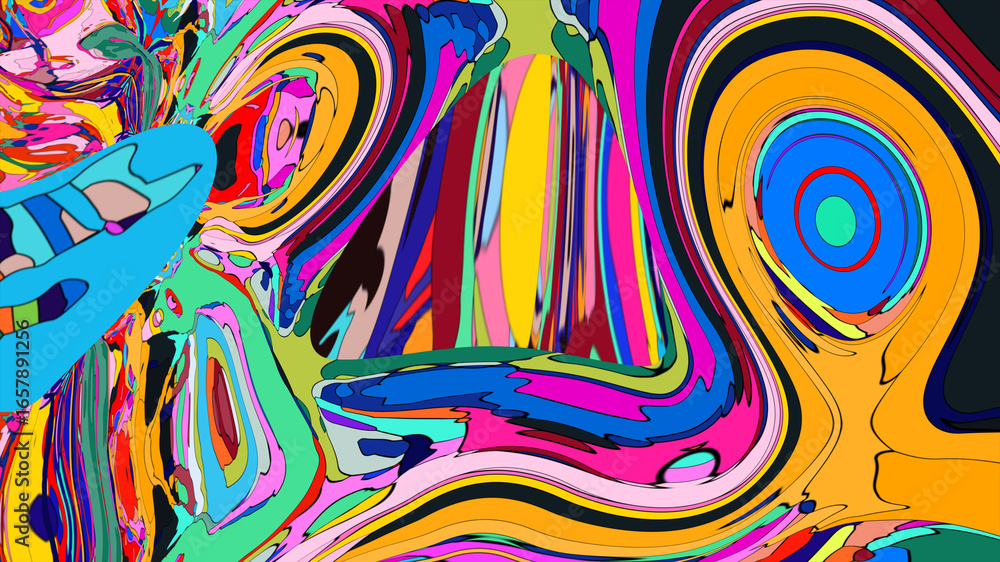 Poster abstract colorful background with lines