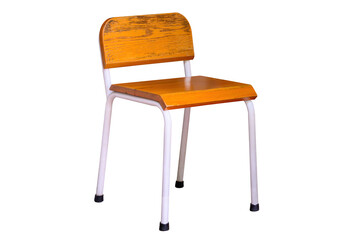 Wooden steel legs simplistic chair