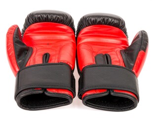 Naklejka premium Pair of red boxing gloves
