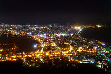 Obraz premium 函館山からの夜景（北海道・函館市）