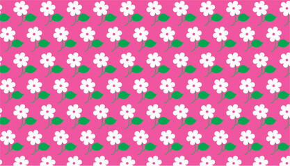 seamless pattern with flowers modern decoration page