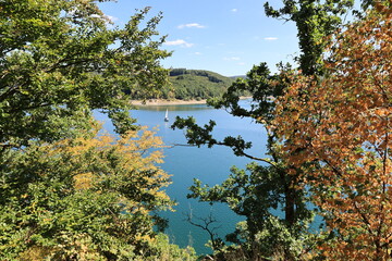 Blick auf den Biggesee bei Olpe im Sauerland