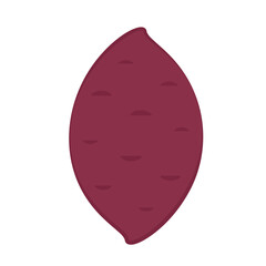 Roasted sweet potato. Sweet potato on PNG.