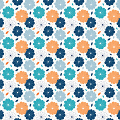seamless pattern with flowers
