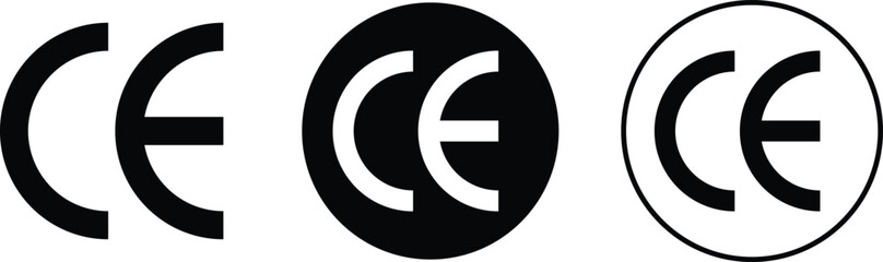 CE icon set. environmental protection. European Conformity certification icon. Product regulation label. EU standard for product safety and quality  © Sultana Design