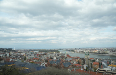 Naklejka premium ハンガリー_ブダペスト_ブダ城地区