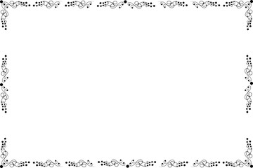 Creative simple vertical border and Frame, Transparent border	